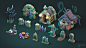 3D blender casual game gamedev mobile stylized