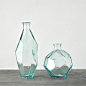 迦乐 西班牙进口正品北欧简约环保手工玻璃多边形花瓶花插