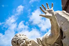 纳沃纳广场,雕像,喷泉,罗马,bernini,意大利,贞德,大特写,水平画幅,宙斯