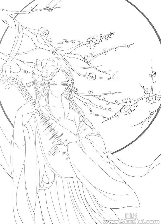 [新手练习线稿]古风线稿集I[48P]