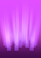 紫色方形发光格子