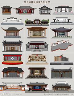 素素SUSU采集到场景-中式