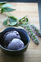 Lavender icecream