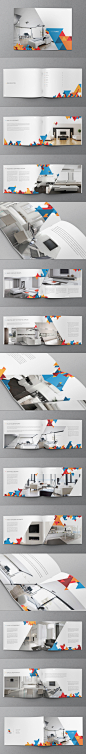 Modern Geometric Brochure on Behance