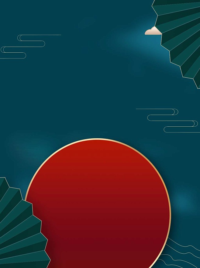 30套国潮中国风古典神话敦煌元素插画壁画...