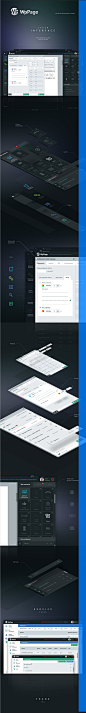 WpPage System - Interface on Behance