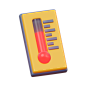 Hot Temperature 3D Illustration