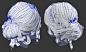 Real Time Hair, Dhananjay Naidu : Hey, So this Is something I've been working on lately.Its a Game Ready Hair asset with a triangle count of 24k. All the textures are 4k.This is My first personal hair asset apart for the many hairs I've been doing at work