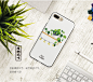 水彩手绘植物原创苹果iphone7/6S手机硅胶壳iphone8/X磨砂软壳-淘宝网