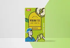 鹭芳&amp;饿了么 定制版饮料包装设计-古田路9号-品牌创意/版权保护平台