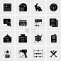 set 16 universal icons business