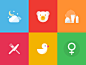 Icons for health application