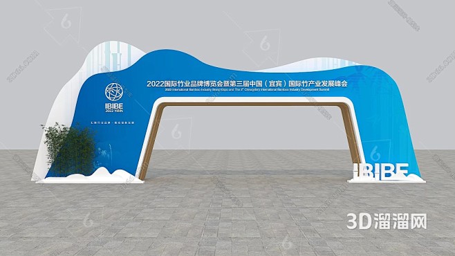 现代 拱门 门头3D模型
