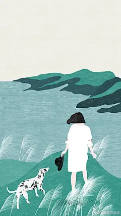 #偷壁纸的人#「一周壁纸 | 悠长假期」人生不如意的时候，是上帝给的长假，这个时候就应该好好享受假期。当突然有一天假期结束，时来运转，人生才真正开始了。插画：Lylean Lee 无水印图戳：O一周壁纸 | 悠长假期（来自@MONO猫弄 /小站 偷壁纸的人 ） ​​​​