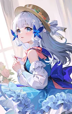 神里绫华生日快乐｜谢谢你一直给我寄信，向我诉说这些动人的故事-原神社区-米游社