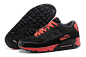 NIKE MAX90 黑红39- 44