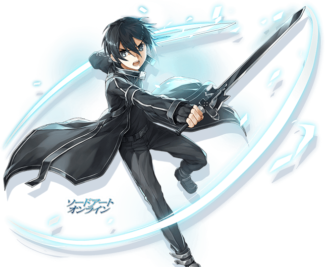 二刀流桐人立绘