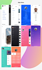 Charlotte iOS UI Kit : Huge trendy collection of mobile screens and components. Fully customized. Bright and fresh iOS UI Kit with lots of useful and beautiful elements. Always be on the top creating your designs via your favorite graphics platform.
