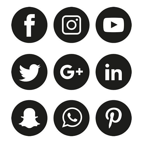 social, media, icon,...