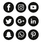 social, media, icon, set, logo, network, share, business, app, like, web, sign, digital, technology, collection, linked, phone, Comment, Colour,  symbol, Online, facebook, instagram, Whatsapp, Snapchat, Youtube, linkedin, in, twitter