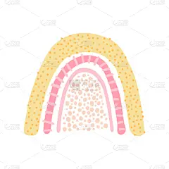可爱的,贺卡,纺织品,儿童,彩虹,绘画插图,卡通,分离着色,矢量