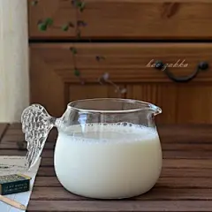 BAO ZAKKA 杂货 透明翅膀 有嘴玻璃杯 果汁杯 牛奶杯的图片