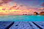 【美图分享】Salawin Chanthapan的作品《Beautiful sunset in Maldives》 #500px#