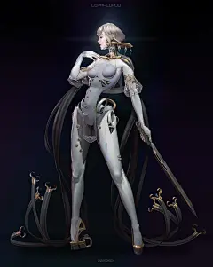 韩国画师Park Jin Kwang作品欣赏33p 韩风 科幻 赛博角色