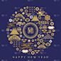 2019年春节，猪年快乐。