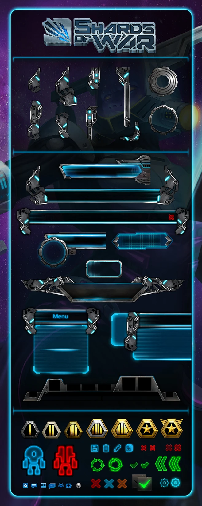 Shards of War, Janine Behrens : UI Design-花瓣网