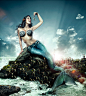 NEPTUNO/Tayssir. El Zoo Publicidad/Carlos Soto. : Retoque y fotocomposicion. Publicidad Tayssir, playas del sur. Trabajo en Fotografia, 3d e ilustracion.