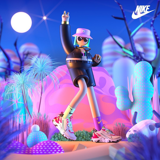 C4D人物/C4D潮玩 iP卡通形象/ ...