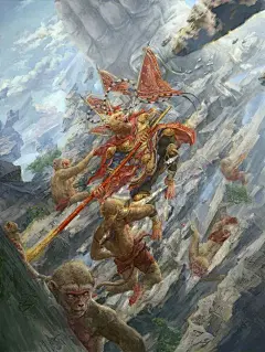 100p暗黑《西游记》插画，震撼眼球~