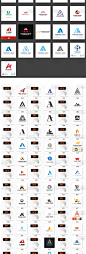 字母系列A LOGO商标设计vi素材包 ai矢量源文件淘宝店标微商标志-淘宝网