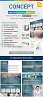  
   <a href="http://graphicriver.net/item/concept-google-slides-presentation-template/12764582" target="_blank" rel="nofollow,noindex">Concept Google Slides presentation theme</a> . 
  