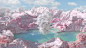 The Melbourne Model : Based on actual ongoing research projects of The University of Melbourne, Onesal crafted 16 abstract fantastic landscapes illustrating the many possible futures.