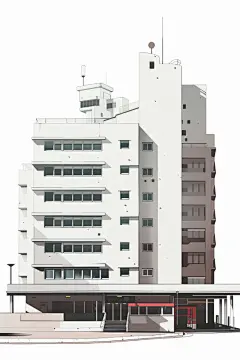 现代医院手绘创作