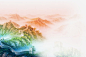 长城山脉高清素材 中国风 山脉 节日背景 长城 免抠png 设计图片 免费下载