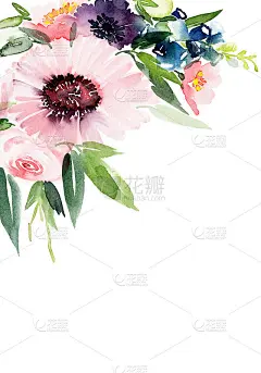 贺卡与水彩花手工制作
