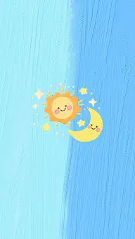 卡通油画分区聊天背景图