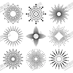 放射性线条 【酷图网】光线,抽象阳光,日光,太阳光,简约光线,简单,放射性线条