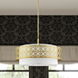 Eraman 5 - Light Dimmable Drum Chandelier