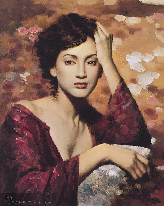 謝楚余 女性人物 油彩 手描き 70×100cm 謝楚余 女性人物 油彩 手描き 70×100cm 谢楚余绘画