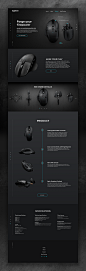 其中包括图片：Promo Landing Page for Logitech
