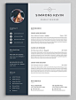 Clean & Modern Resume/cv template to help you land that great job. The flexible page designs are easy to use and customize, so you can quickly tailor-make your resume for any opportunity. #cv #resume #wordresume #bestresume #cleanresume #jobresume #mo