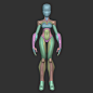 Stylized Infinity Female Blockout