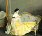 美国画家威廉·麦格雷戈·帕克斯顿人物油画选集-2（1869年-1941年） ​​​​