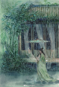 清静峰<br/>扫描仪有些吃色，有些颜色扫进去就不见啦<br/>@苍穹山派清静峰应援团  @墨印香堂  <br/>谢谢两位主页啦：D ​​​​