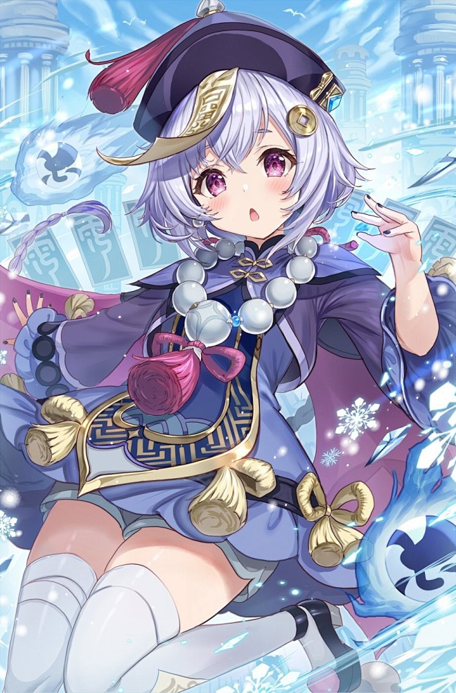 幽灵蘑菇收集的原神角色场景插画素材第二季