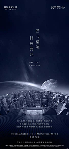 三颗痣A1cion采集到地产 蓝系列